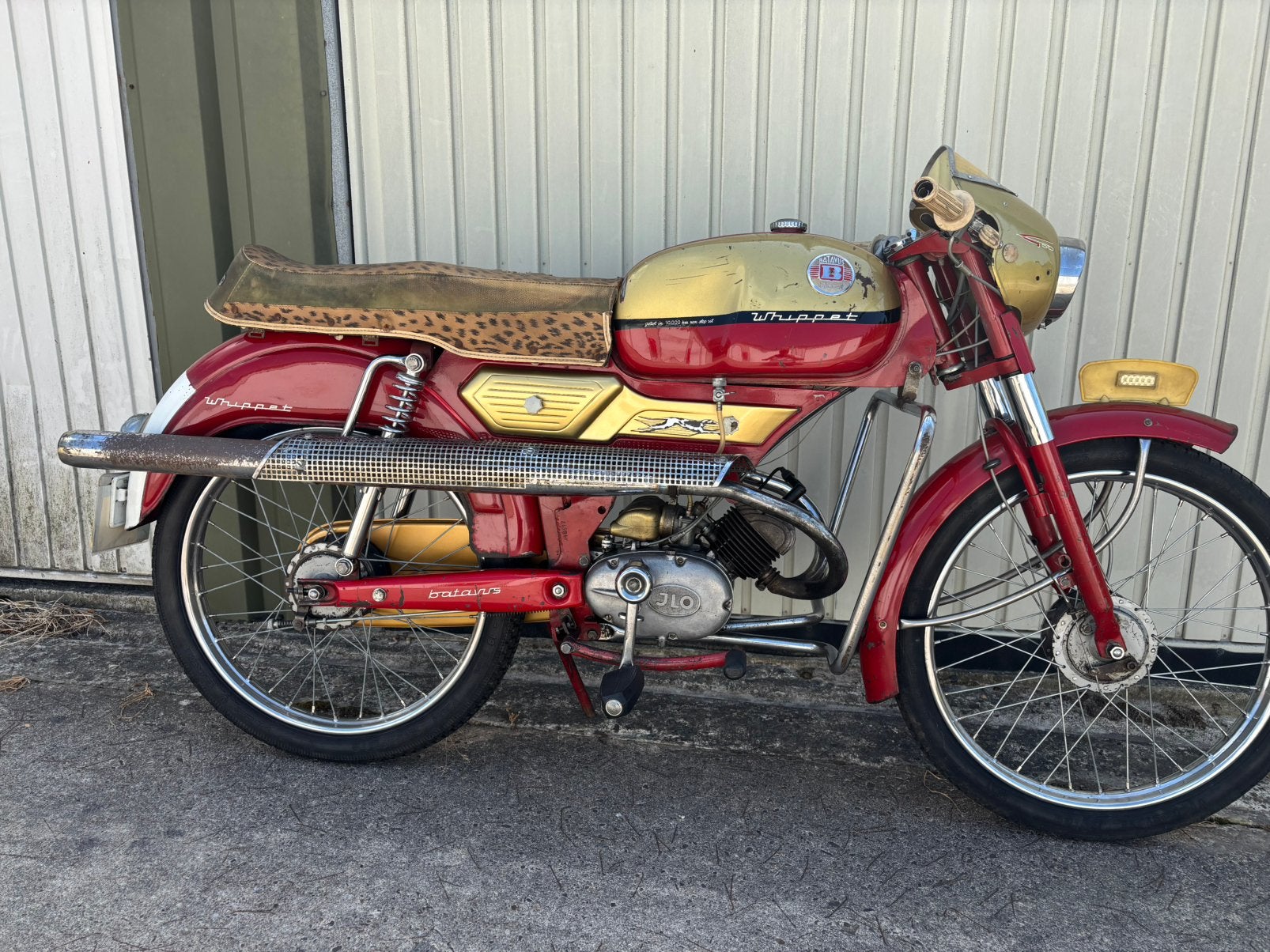 Batavus whippet 1963 orgineel met kenteken, Fietsen en Brommers, Brommers | Oldtimers, Batavus, Ophalen