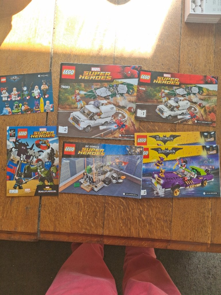 Lego Creator en Super Heroes instructieboekjes, Gebruikt, Lego, Accessoire, Ophalen of Verzenden