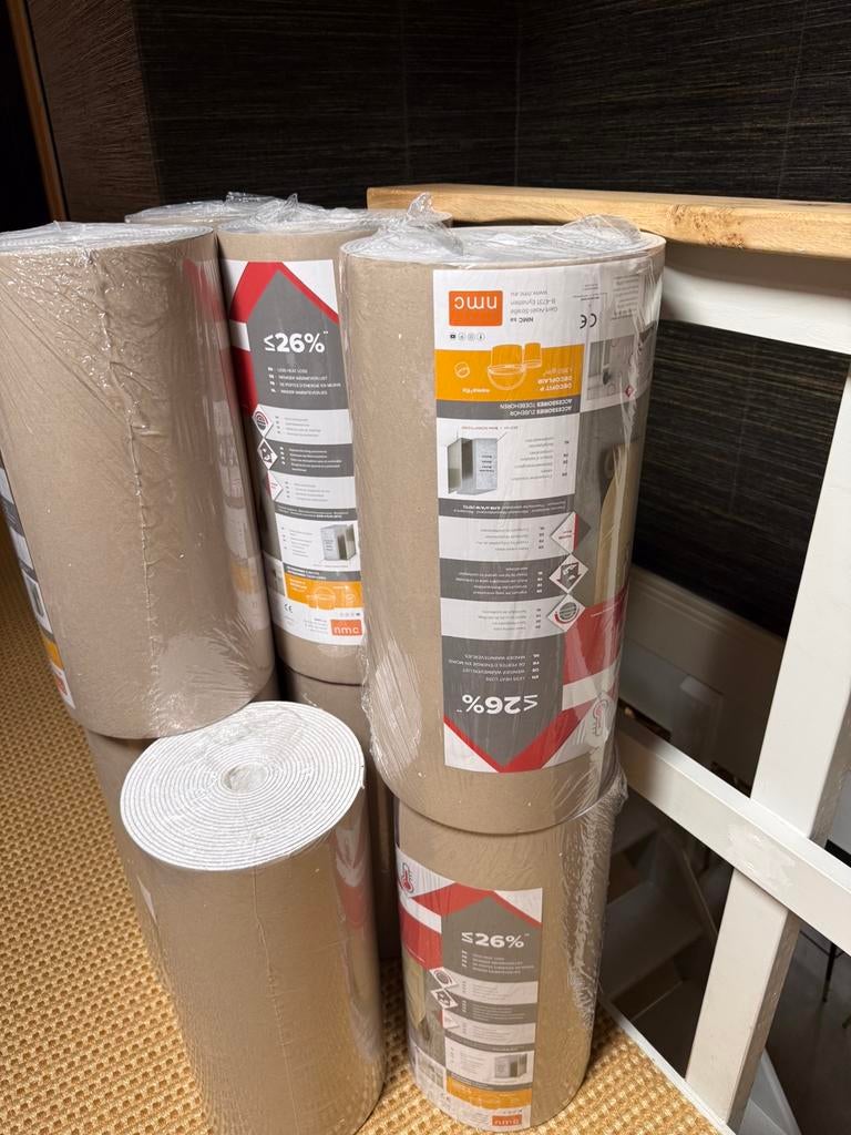 Norma therm thermische wandisolatie, isolatiebehang + lijm, Doe-het-zelf en Verbouw, Minder dan 4 cm, Overige materialen, Ophalen of Verzenden