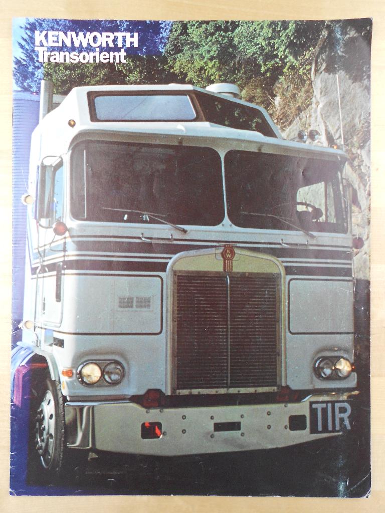 Kenworth K100 Transorient Brochure ca 1978, Kenworth, Ophalen of Verzenden, Zo goed als nieuw, Overige merken