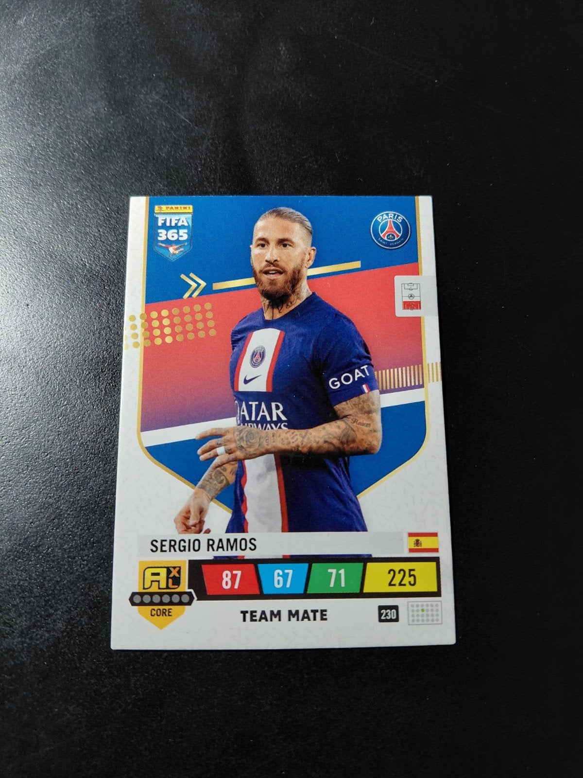 Sergio ramos (psg) panini, Ophalen of Verzenden, Nieuw, Buitenlandse clubs, Poster, Plaatje of Sticker