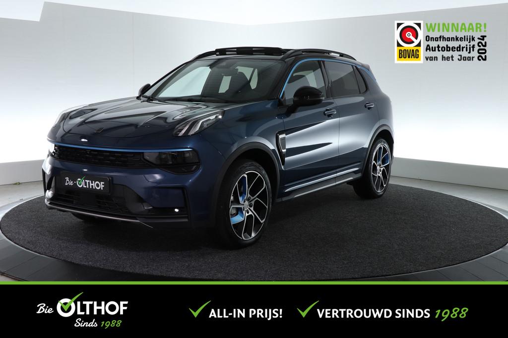 Lynk & Co 01 PHEV | ALL-IN PRIJS | ZWARTE HEMEL | 360 CAMERA, Stof, Euro 6, Automatische klimaatregeling, Blauw