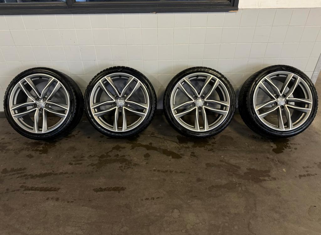 20” LM Audi A6 C7 + PIRELLI P ZERO WINTERBANDEN (5x112), Auto-onderdelen, Ophalen, Gebruikt, 255 mm, Banden en Velgen