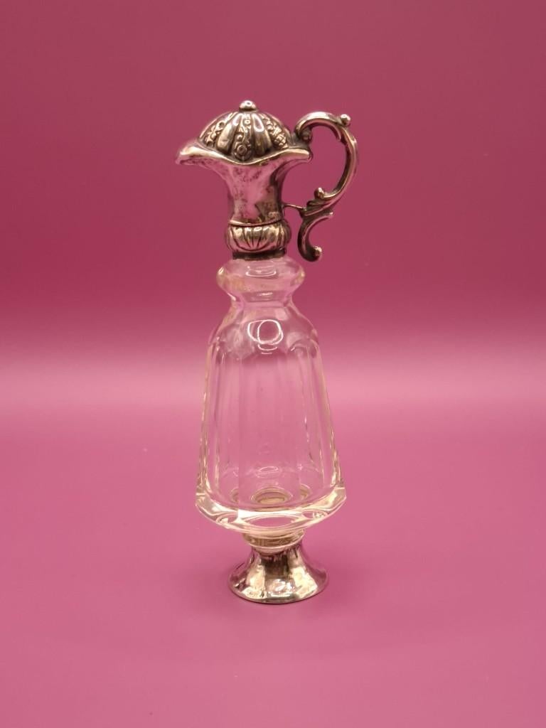 Zeldzaam antiek parfumflesje karaf vorm, Antiek en Kunst, Antiek | Glas en Kristal, Ophalen of Verzenden