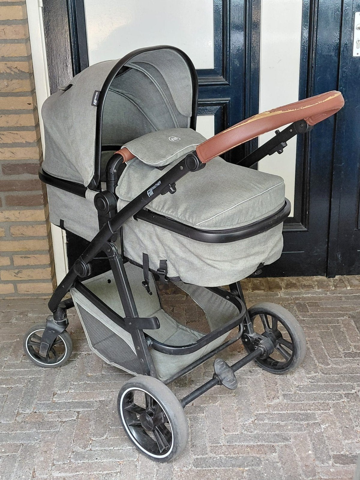 Kinderwagen + maxicosi, Gebruikt, Combiwagen, Verstelbare duwstang, Ophalen