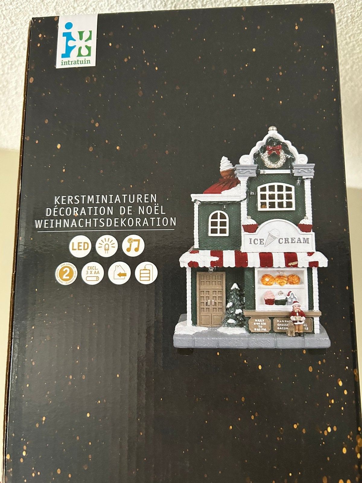 kersthuisje voor kerstdorp, Diversen, Kerst, Ophalen of Verzenden, Zo goed als nieuw