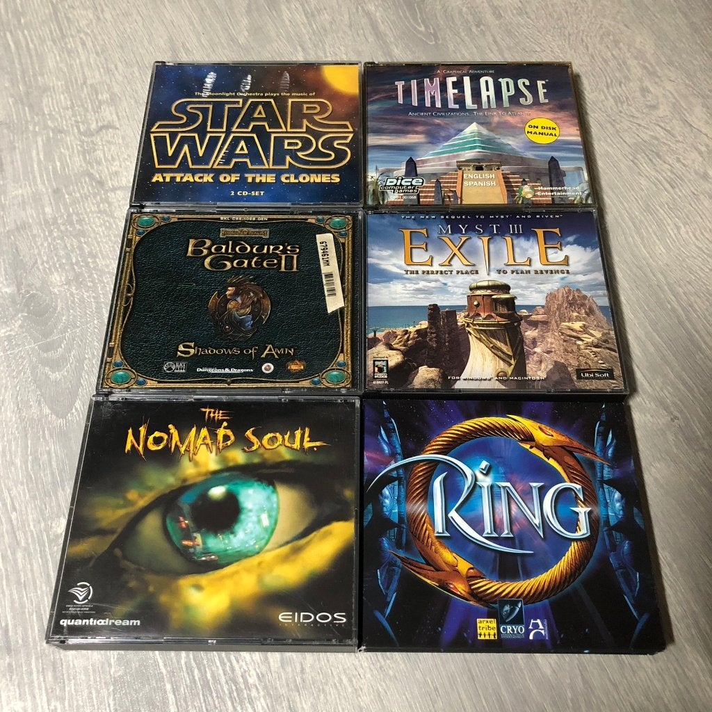 Partij 1 Vintage PC CD-ROM games, Gebruikt, 1 speler, Ophalen of Verzenden, Role Playing Game (Rpg)
