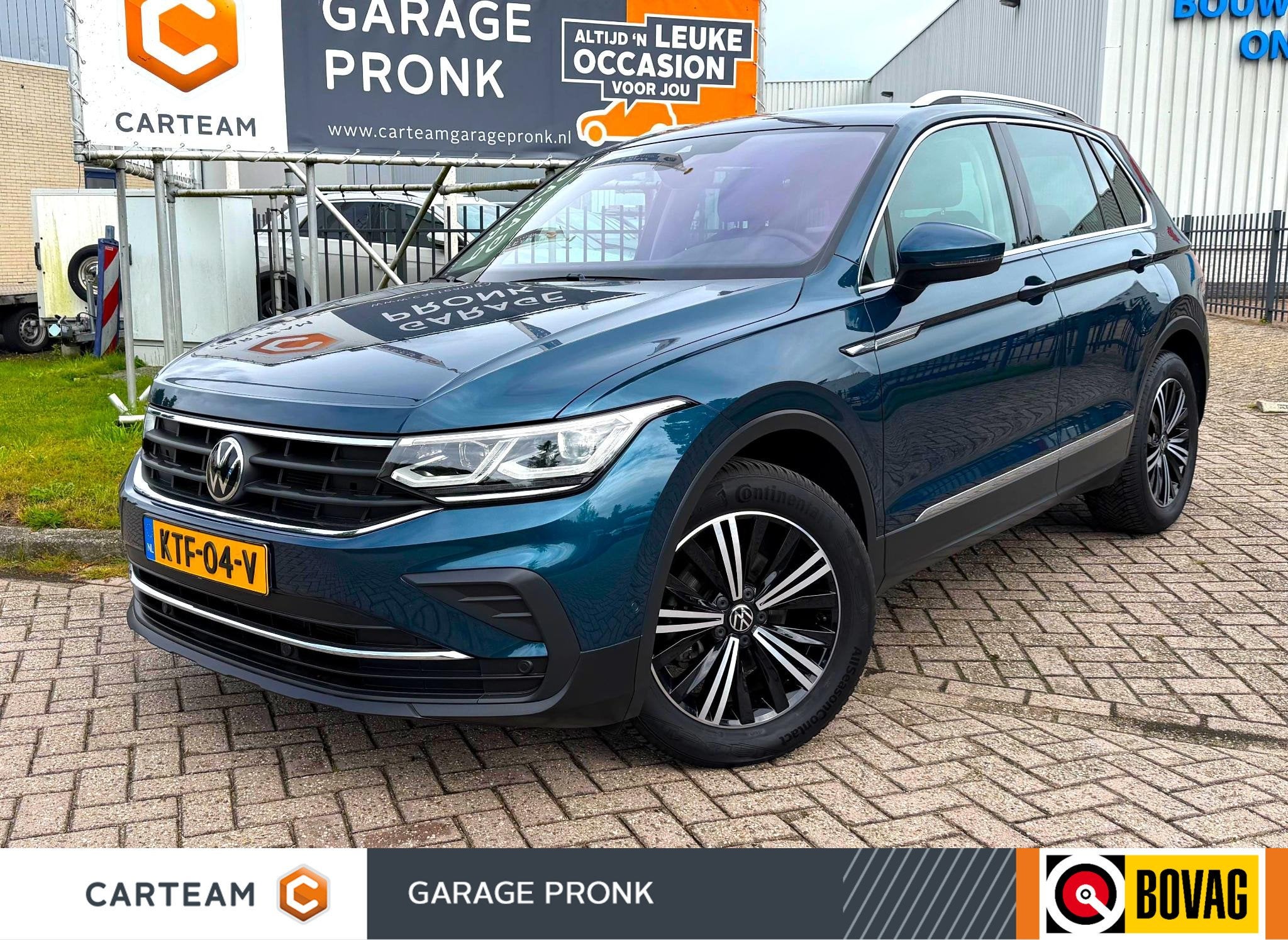 Volkswagen Tiguan 1.5 TSI BOVAG GARANTIE CARPLAY/ACC/NAVI/MA, Stof, 4 cilinders, Blauw, Bedrijf