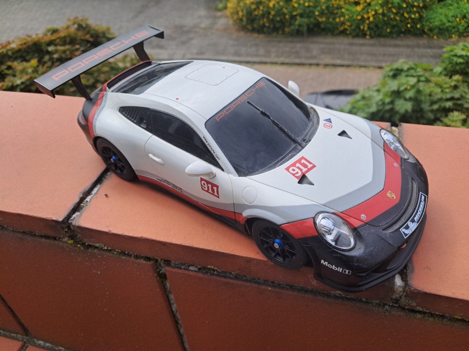 Porsche 911 GT3 Cup Edition 1/18 Rastar RC Auto, Elektro, Gebruikt, Ophalen of Verzenden, Auto onroad