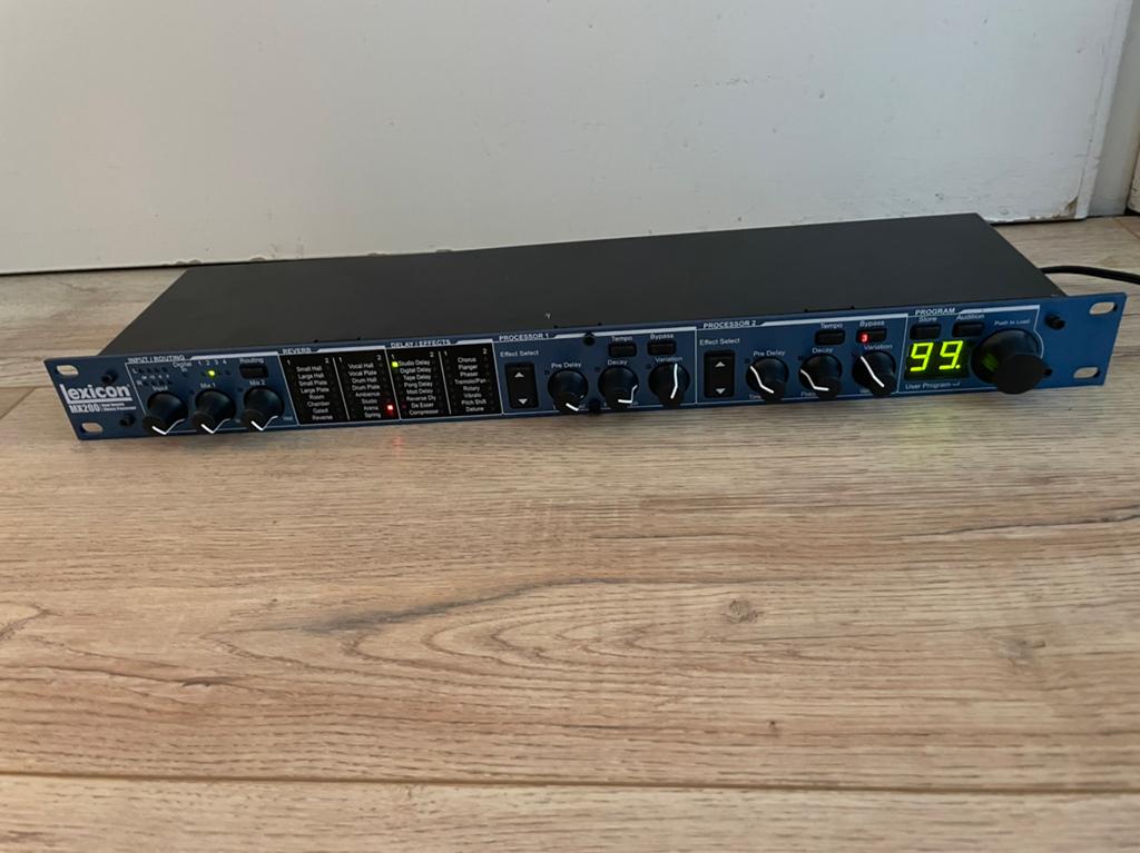 Lexicon MX200 multieffect processor (topstaat), Muziek en Instrumenten, Effecten, Ophalen of Verzenden, Zo goed als nieuw, Delay of Echo