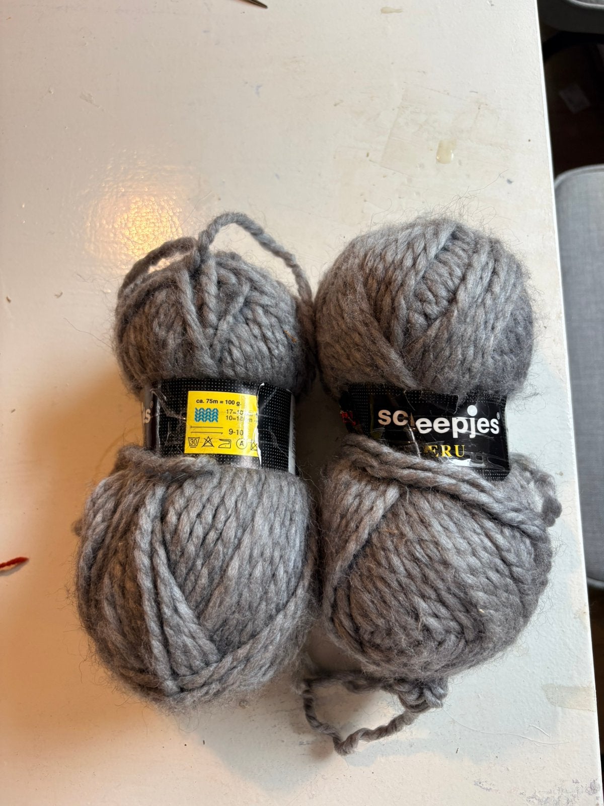 Chunky scheepjeswol, Ophalen of Verzenden, Zo goed als nieuw, Breien of Haken, Wol of Garen