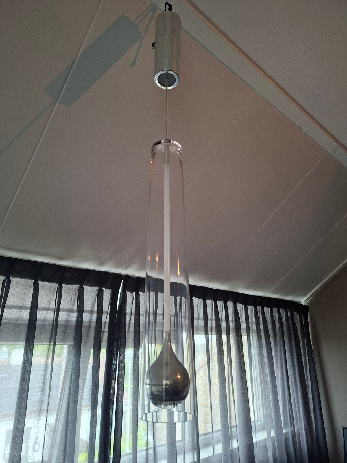 Prachtige design GRAU Falling Sun LED Hanglamp (Tobias Grau), Huis en Inrichting, Ophalen, Gebruikt, Glas, Design
