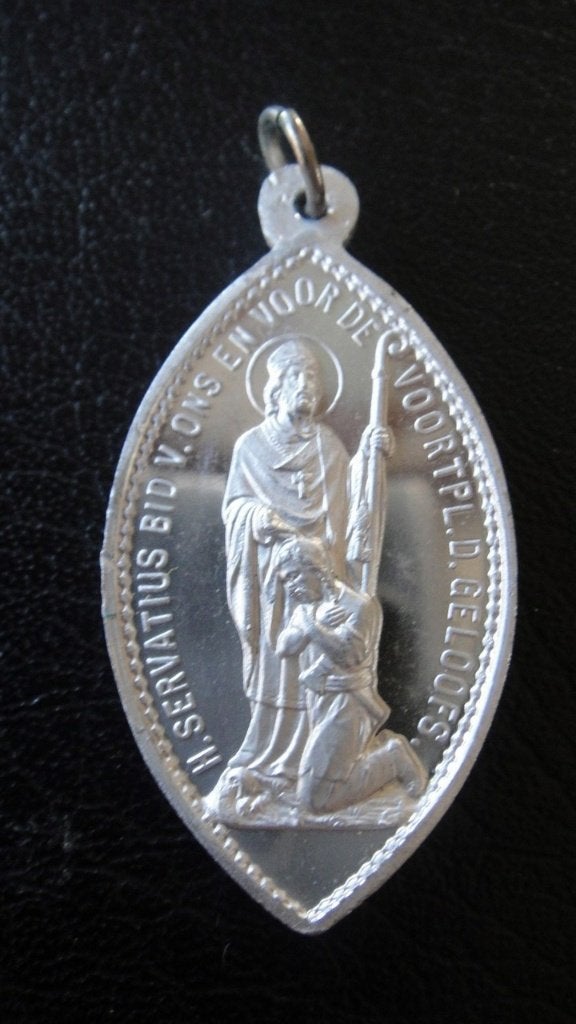 121 Mooie medaille van de H. Servatius Broederschap Nunhem, Ophalen of Verzenden, Zo goed als nieuw, Overige typen, Christendom | Katholiek