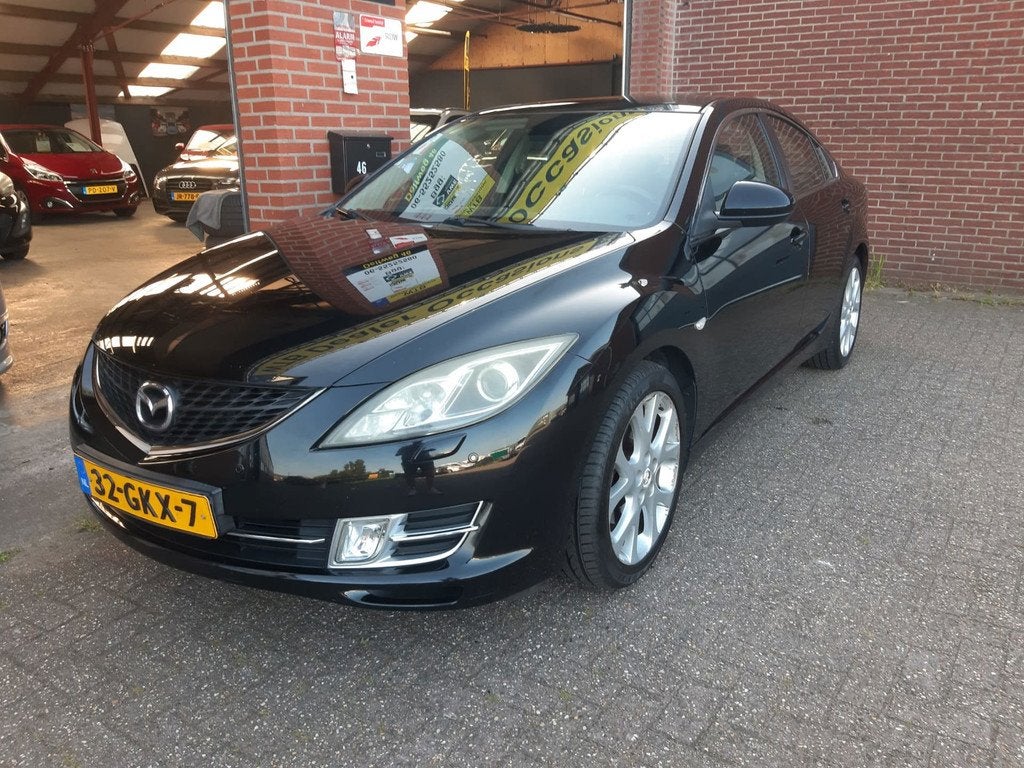 Mazda 6 2.5 S-VT Executive, Navi, Airco, Leder Bose Audio, C, Voorwielaandrijving, Gebruikt, 4 cilinders, Zwart