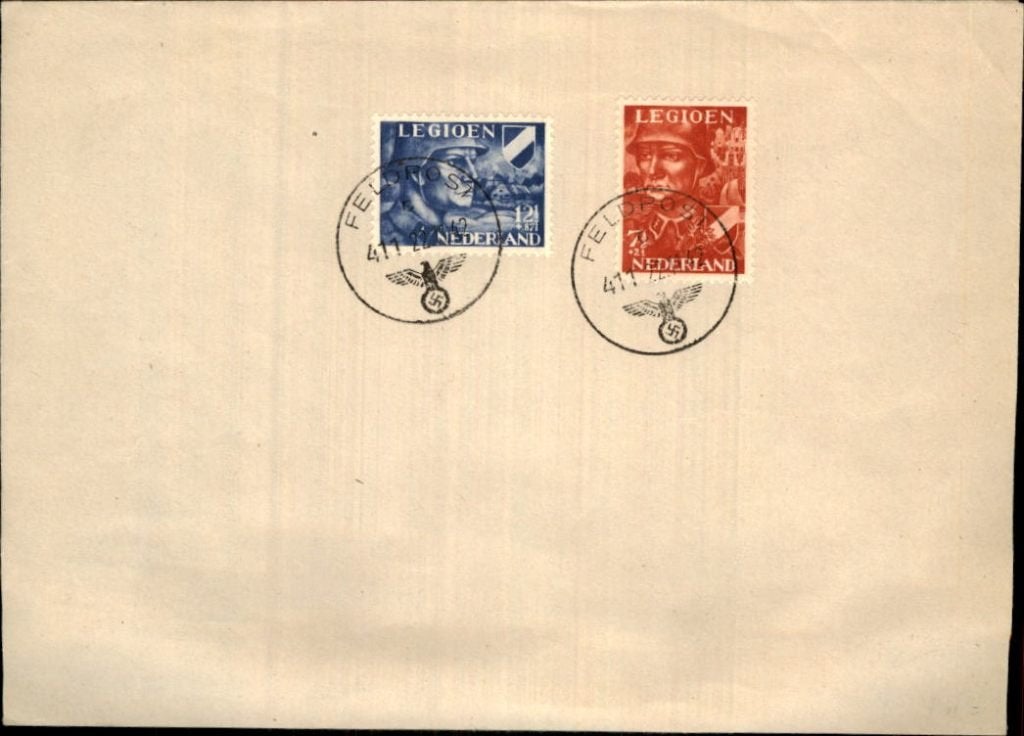 Derde Rijk - Legioenzegels - Veldpost - 1941, Verzenden, Envelop