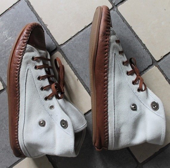 Paul Noyen Leren/ Suede Sneakers/ Moccasins in maat 40, Overige kleuren, Ophalen of Verzenden, Sneakers of Gympen, Zo goed als nieuw