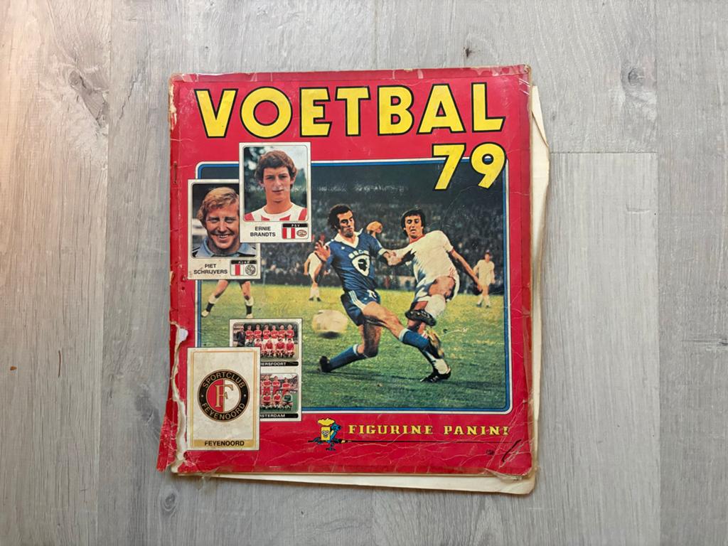 Panini Voetbal 79 Stickerboek, Verzamelen, Ophalen of Verzenden, Gebruikt, Boek of Tijdschrift