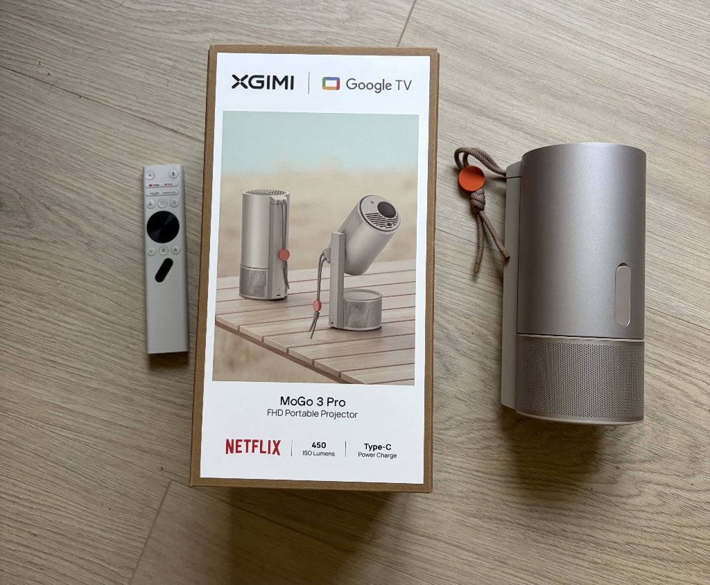 Mini beamer XGIMI Mogo 3 Pro in doos, LED, Ophalen of Verzenden, Zo goed als nieuw, Full HD (1080)