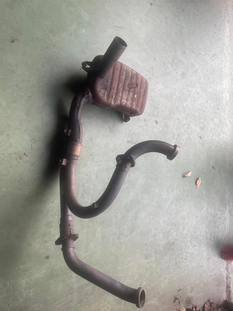 Honda Transalp XL650.  Voorbochten  uitlaat, Ophalen of Verzenden, Gebruikt