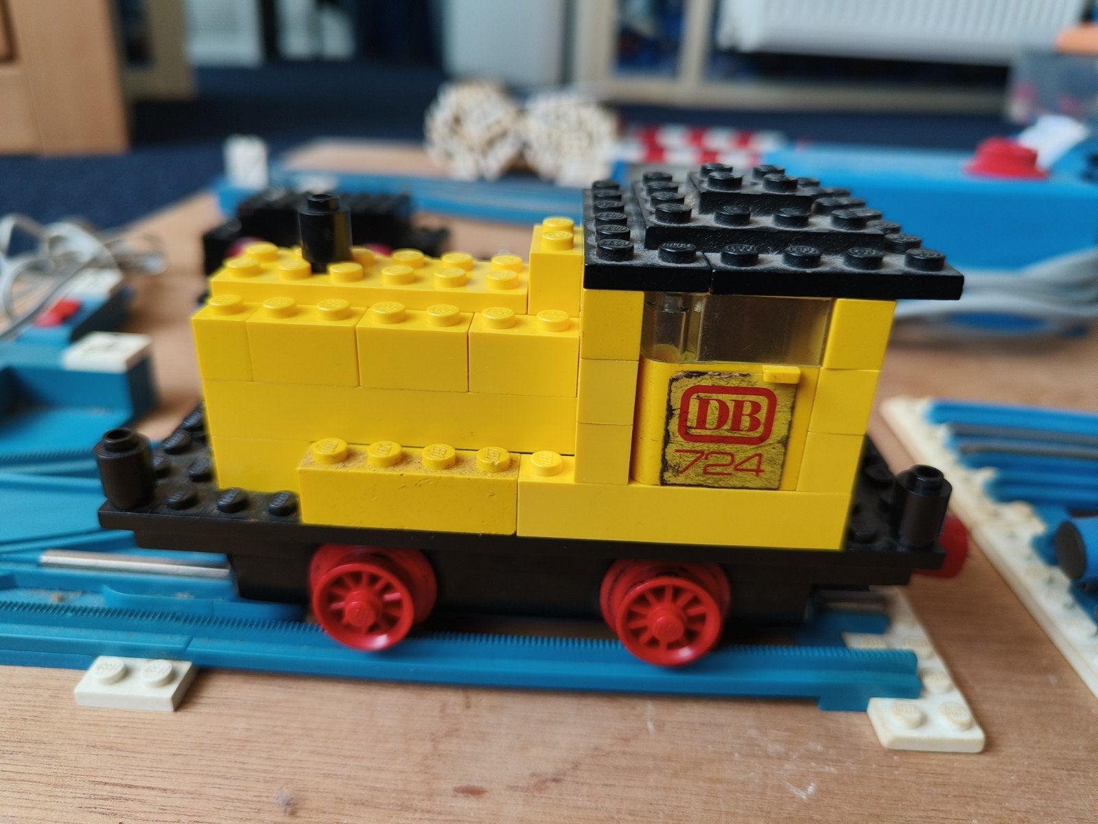 Lego Trein Set met Locomotief, Wagons en Rails (12V), Ophalen of Verzenden, Gebruikt