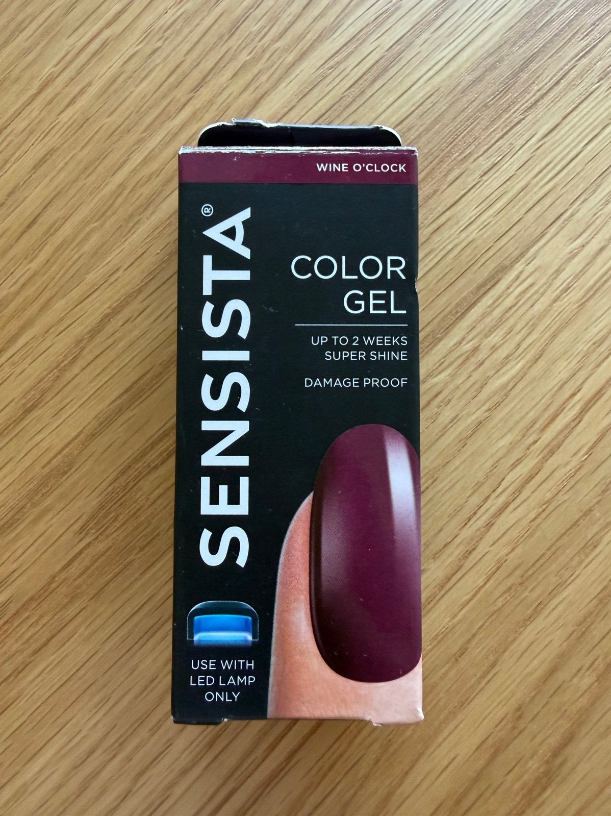 Sensista Color Gel Nagellak - Wine O'Clock, Paars, Nieuw, Ophalen of Verzenden, Handen en Nagels