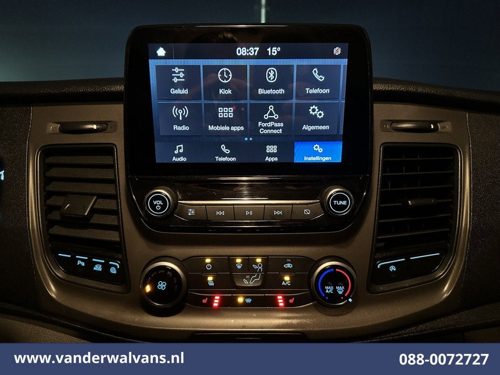 Ford Transit Custom 2.0 TDCI 131pk L2H1 Euro6 Airco | LED |, Auto's, Voorwielaandrijving, Stof, 4 cilinders, 1991 kg