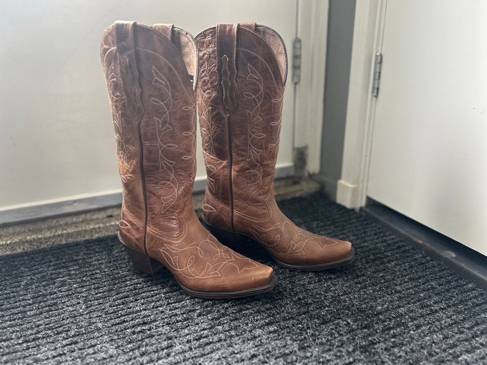 Ariat Heritage cowboylaarzen - Zo goed als nieuw, maat 38,5, Ophalen of Verzenden, Zo goed als nieuw, Bruin, Hoge laarzen