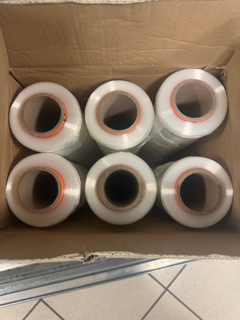 6x POLIFLEXX Stretchfolie/Wikkelfolie/Rek 50cm Transparant, Doe-het-zelf en Verbouw, Zeil en Folie, Ophalen, Zo goed als nieuw