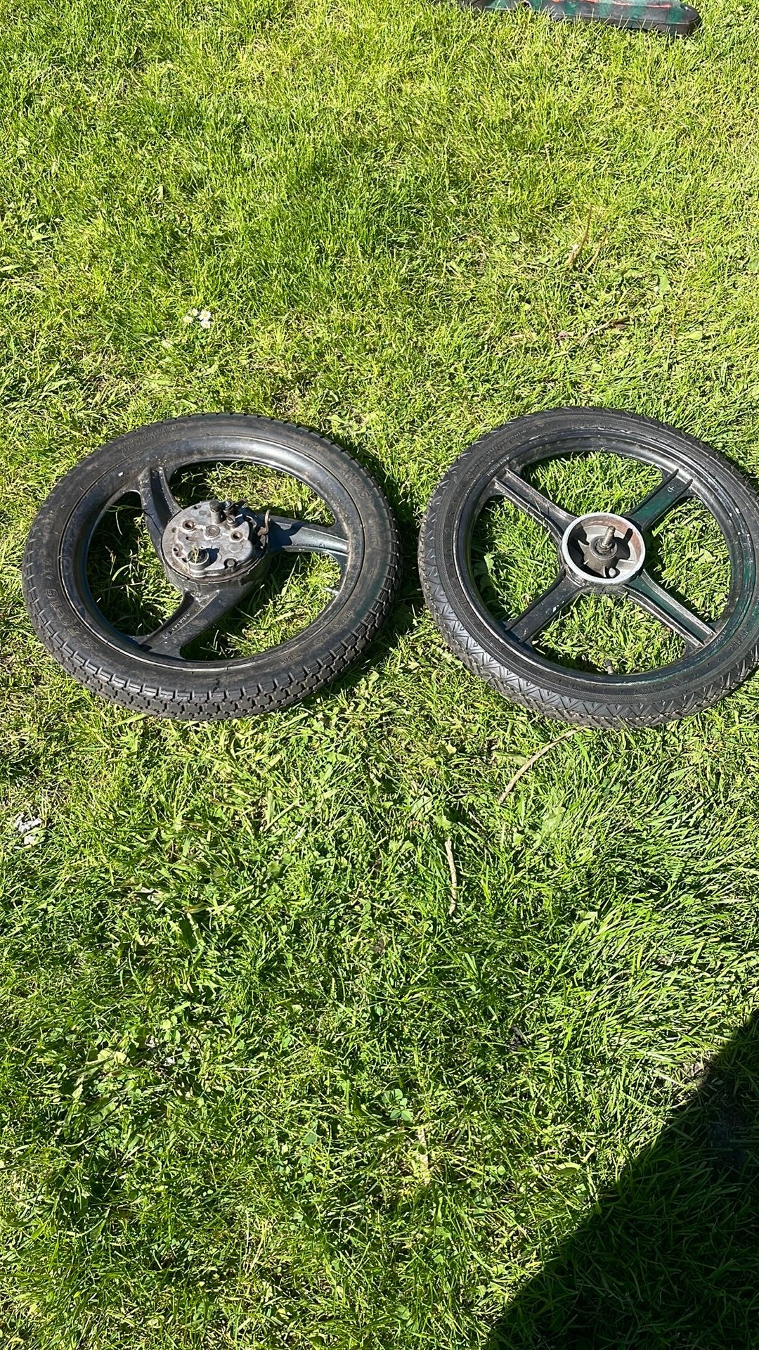 Banden Vespa ciao, Fietsen en Brommers, Ophalen, Gebruikt, Overige typen