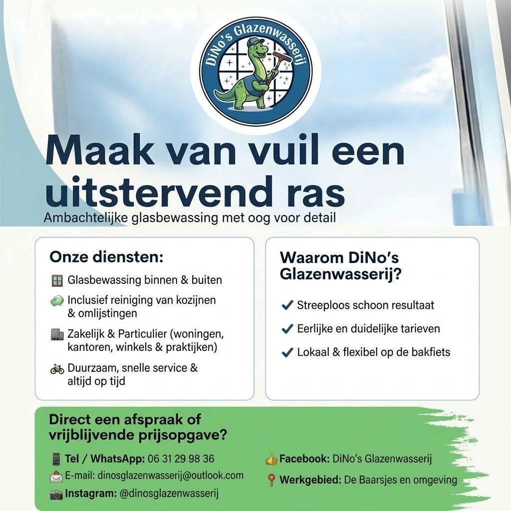 Glazenwasser in De Baarsjes en omgeving.., Ophalen