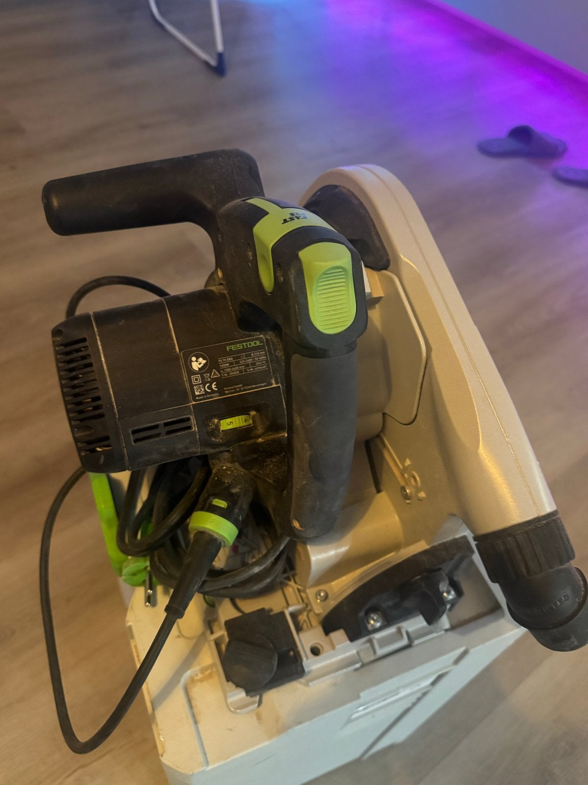 Festool TS 75 EBQ invalzaag met systainer, Doe-het-zelf en Verbouw, Gereedschap | Zaagmachines, Ophalen, Gebruikt, Invalzaag, 70 mm of meer