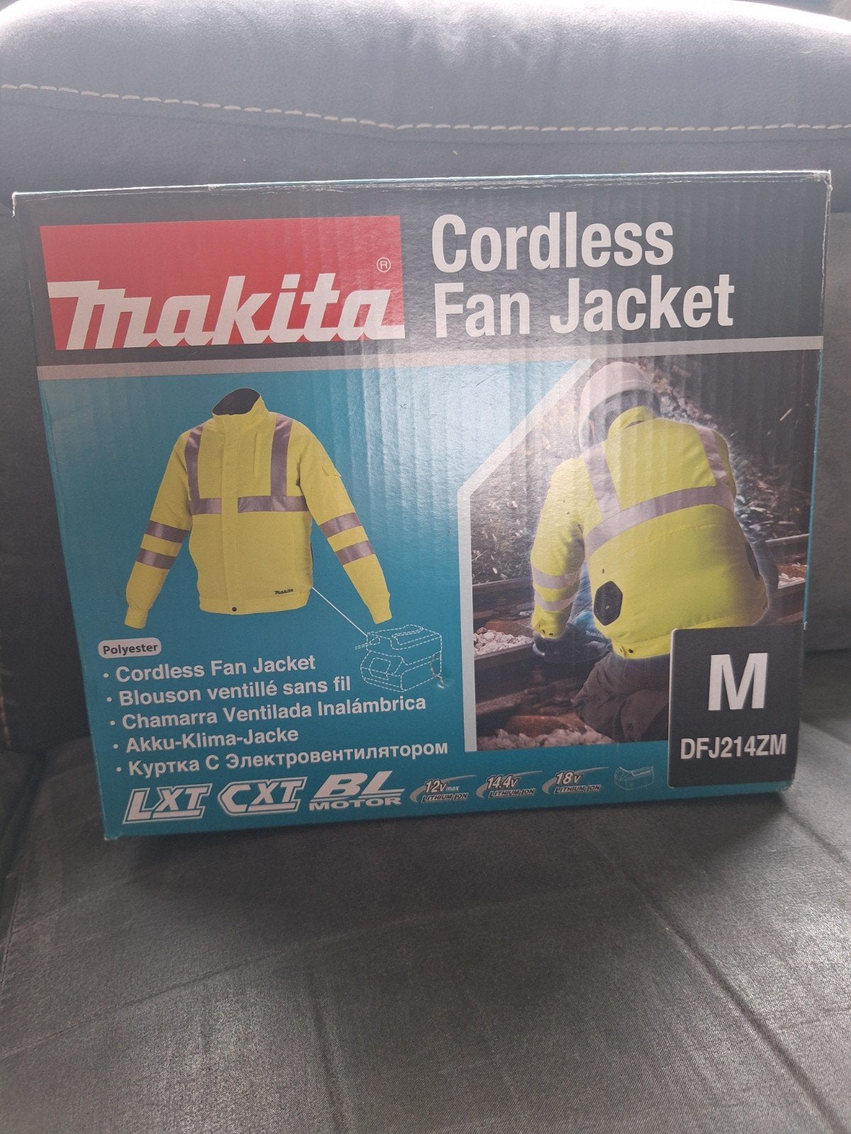 Makita DFJ214ZM Accu Ventilator Jas - Maat M, Ophalen of Verzenden, Nieuw