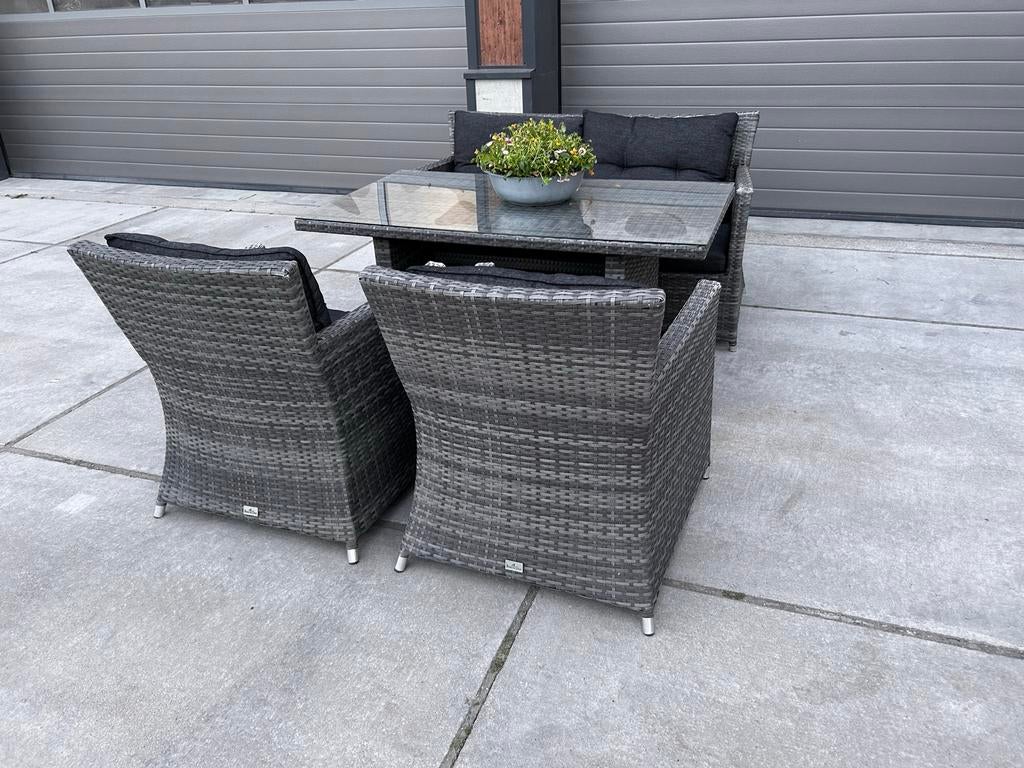 BOIS le DUC Tuinset - Zeer goede kwaliteit!, Tuin en Terras, 4 zitplaatsen, Bank, ., Ophalen of Verzenden