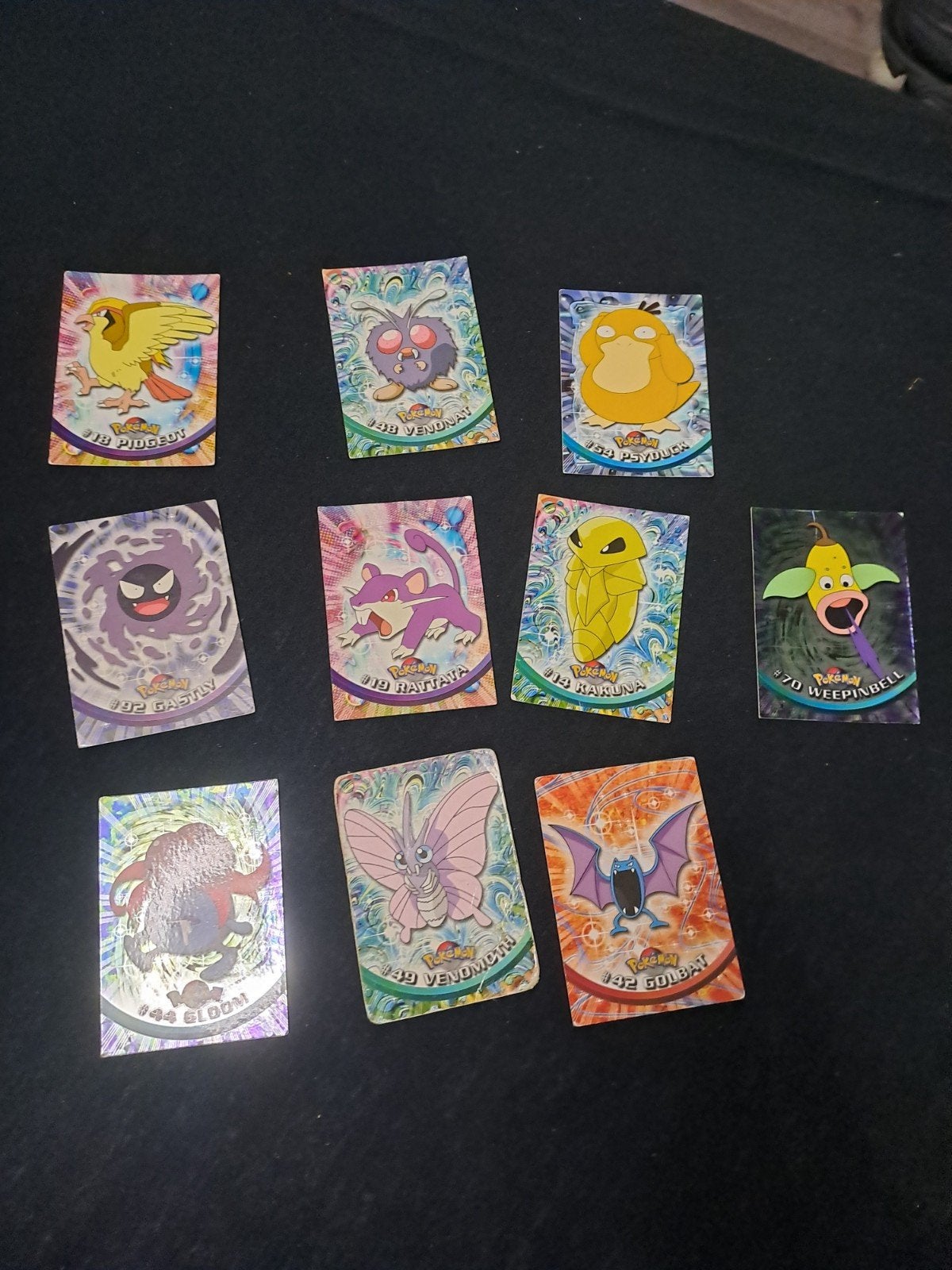 zeldzame topps pokemon kaarten uit 1990, Ophalen, Meerdere kaarten