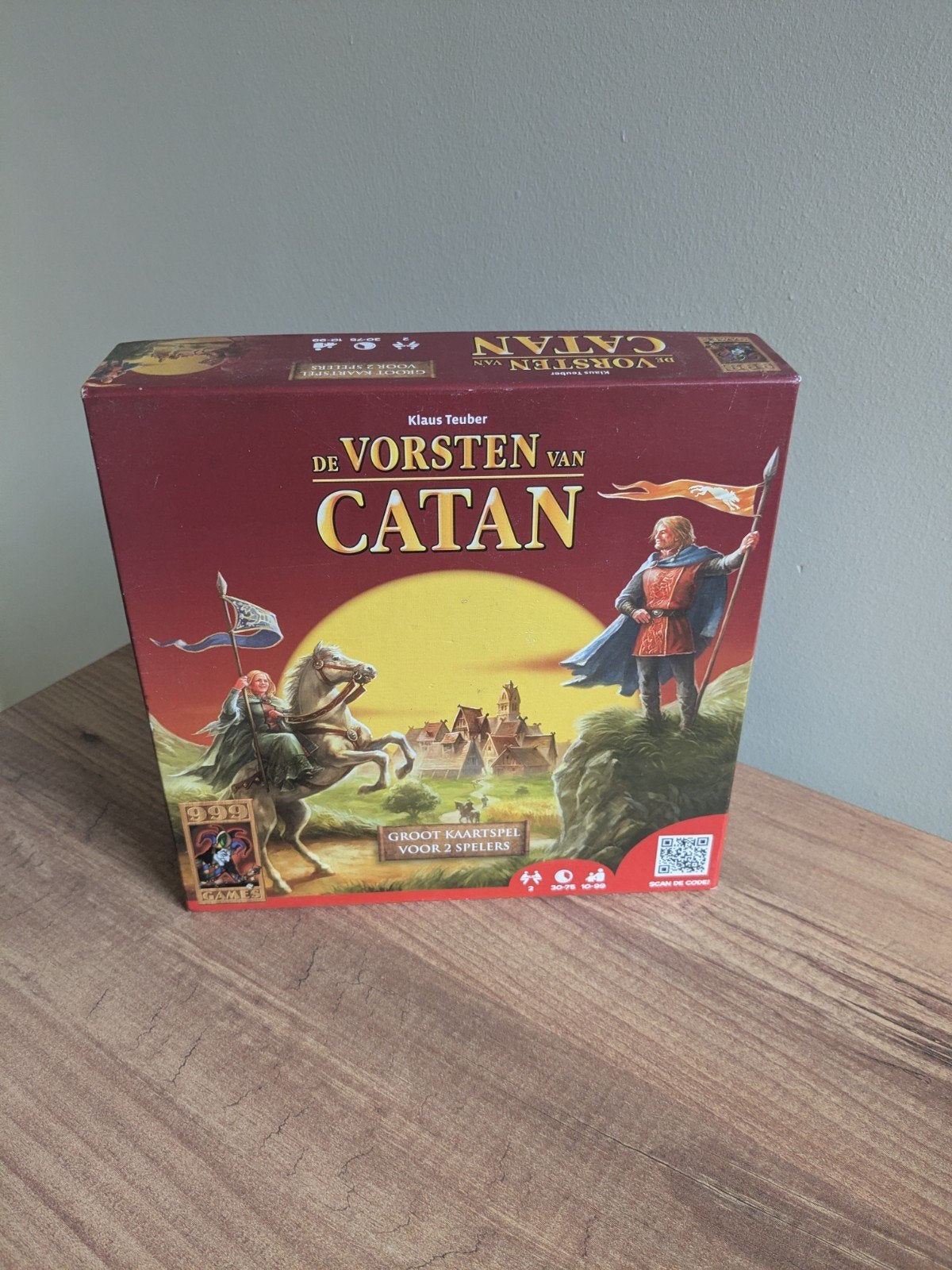 De Vorsten van Catan - Groot Kaartspel voor 2 Spelers, Een of twee spelers, Ophalen of Verzenden, Gebruikt, 999 Games
