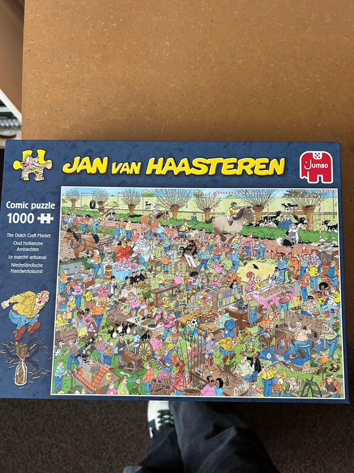 Jan van Haasteren Comic Puzzel - Oud Hollandse Ambachten, Ophalen, 500 t/m 1500 stukjes, Zo goed als nieuw, Legpuzzel