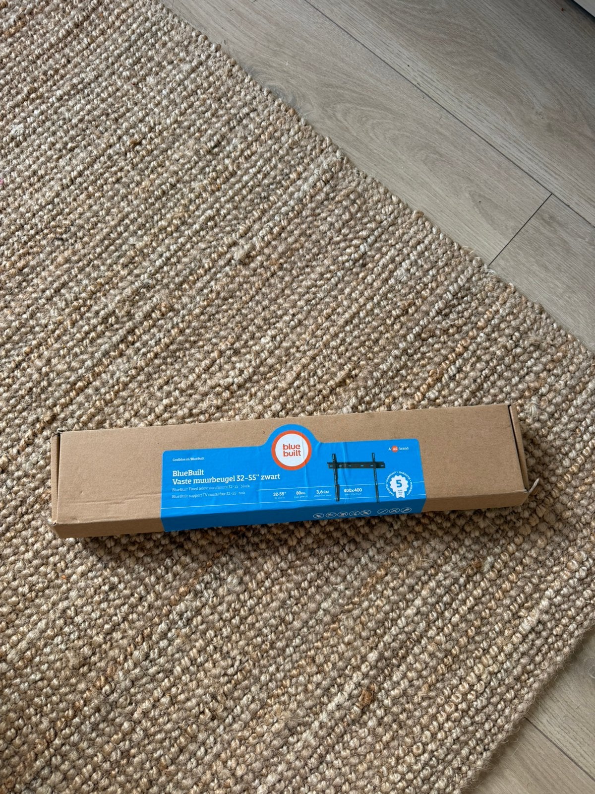 BlueBuilt vaste tv muurbeugel 32-55 nieuw, Ophalen, Nieuw