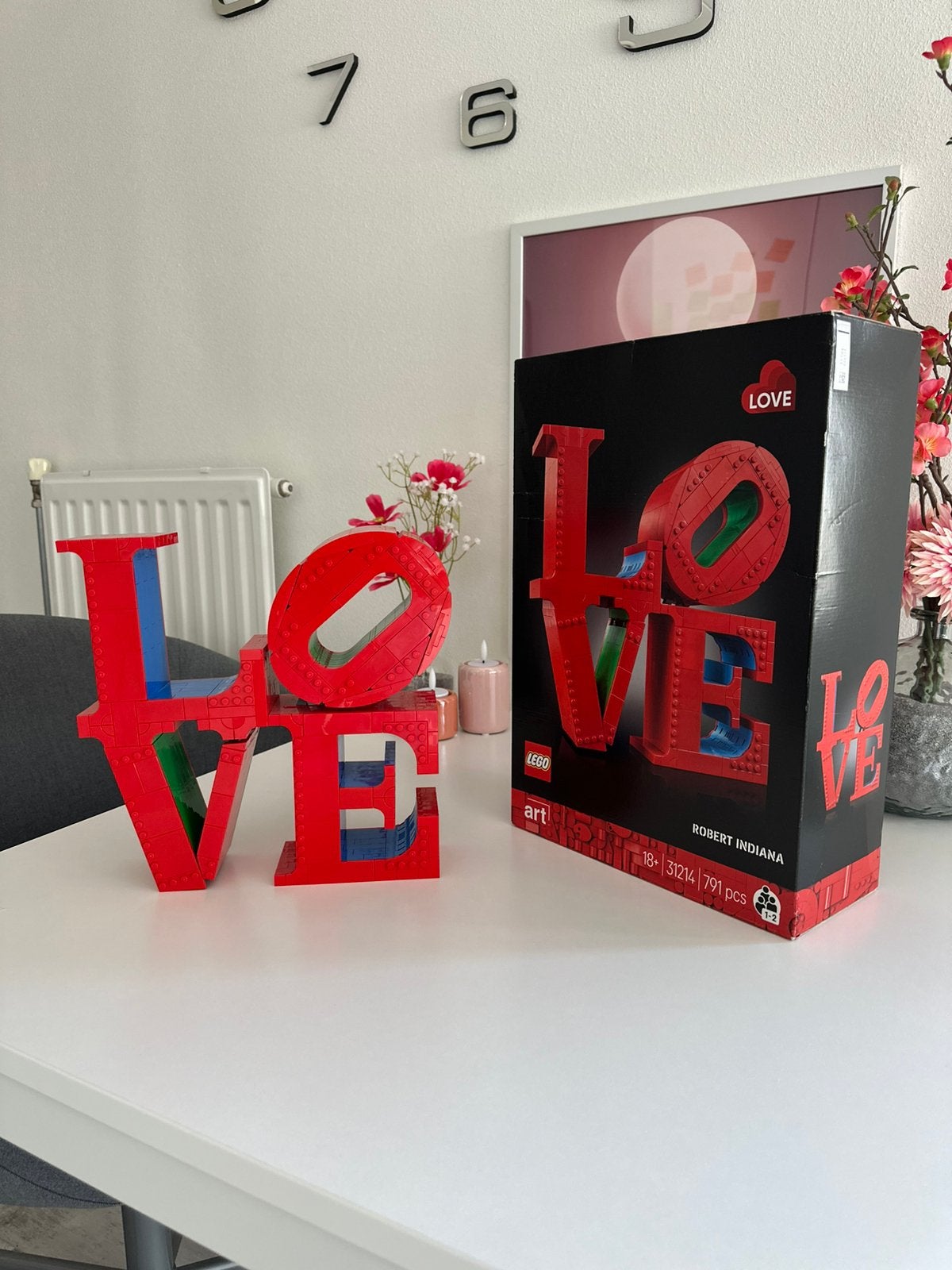 Lego Art “Love” 31214, Overige thema's, Lego, Ophalen of Verzenden, Zo goed als nieuw