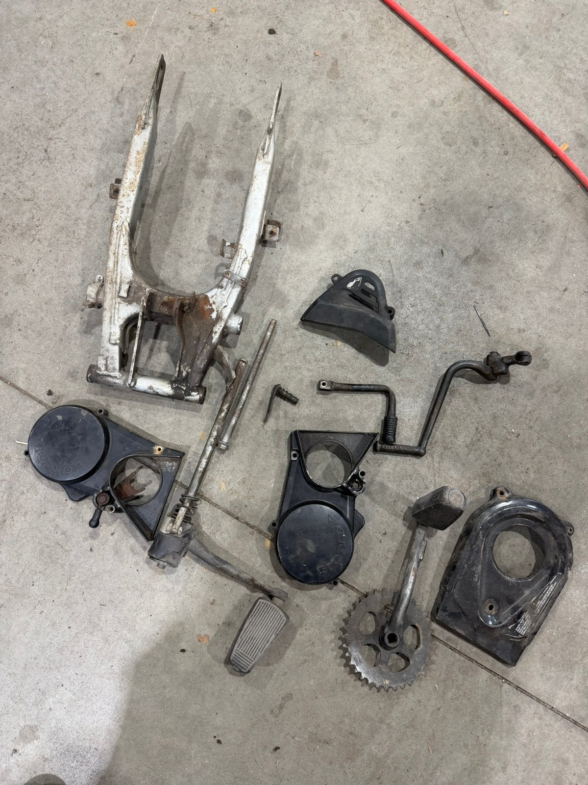 Honda MTX50 OT trapas set inclusief achterbrug, Ophalen of Verzenden