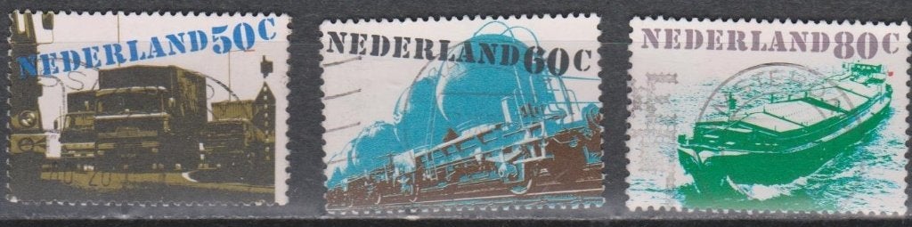 4835. Nederland 1204/06 gest. Transport, Ophalen of Verzenden, Na 1940, Gestempeld
