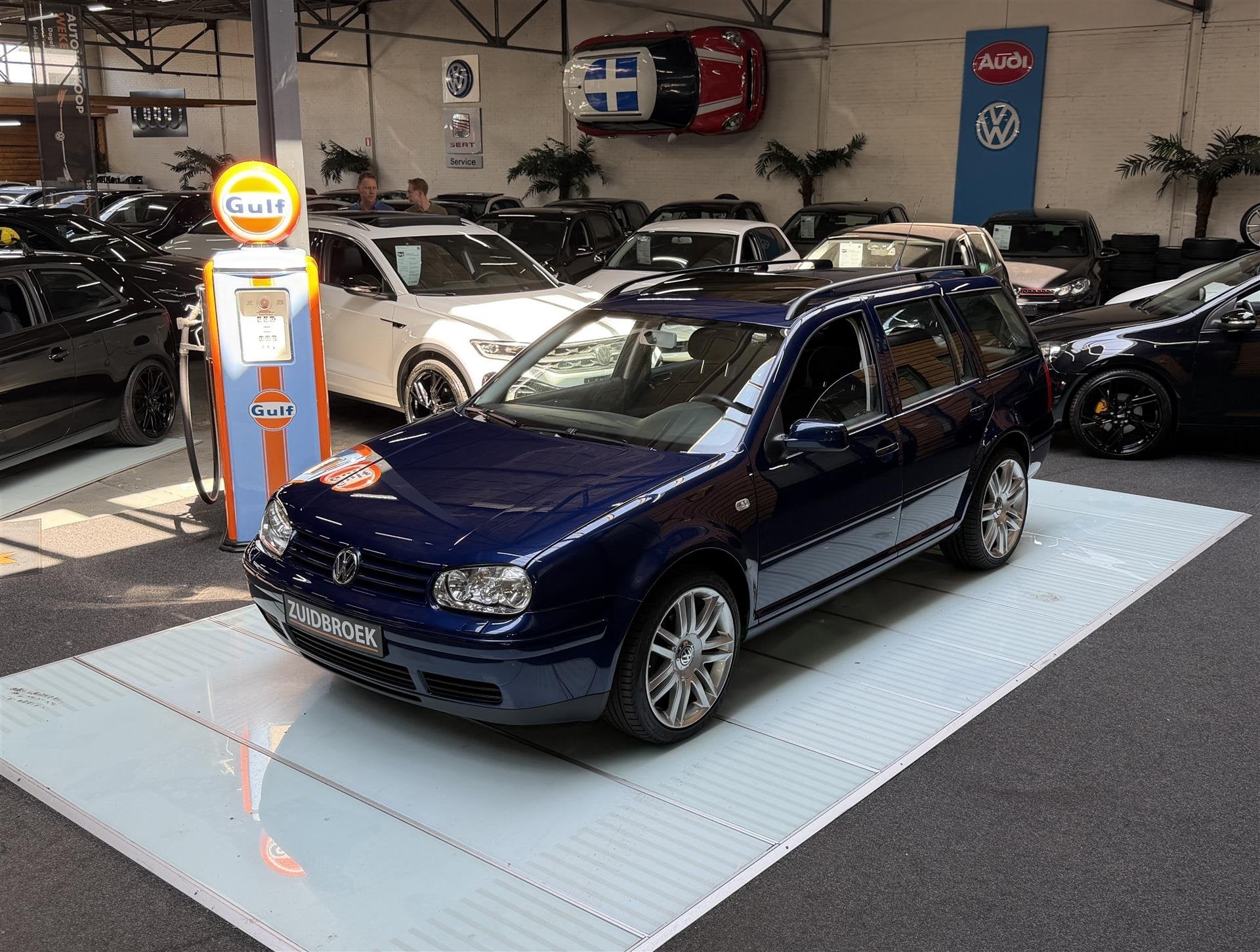 Volkswagen Golf 1.6 AUT | Pacific | Uniek | 80DKM | Dak | Cl, Automaat, 4 cilinders, 1290 kg, Blauw