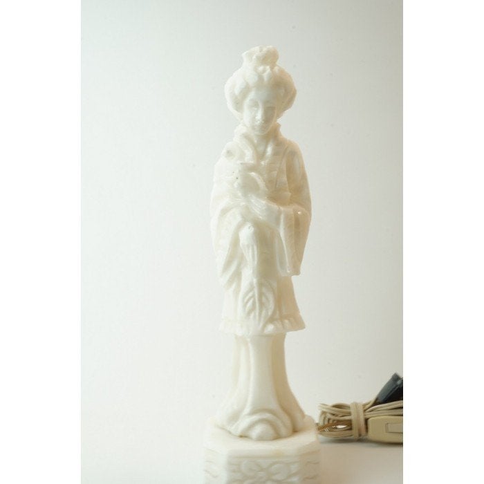 # Albast beeld lamp - Alabaster, Ophalen of Verzenden, Gebruikt