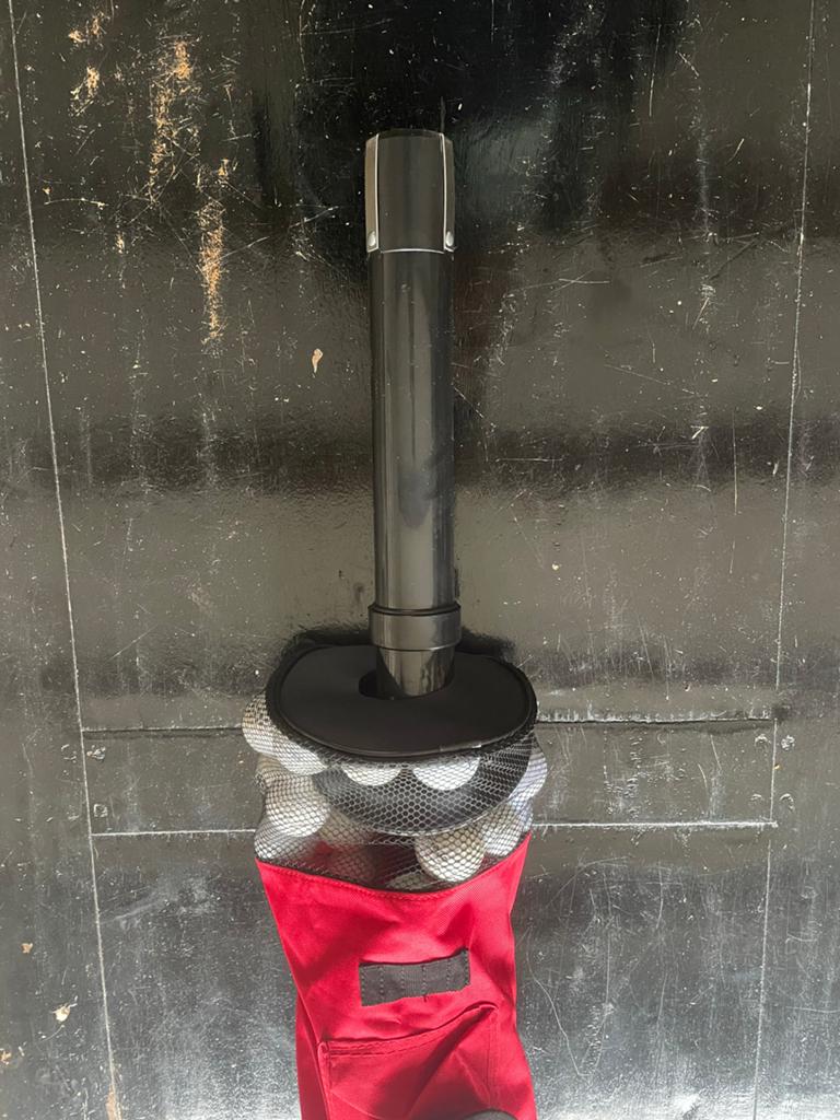 Golfballenraper (nieuw) met 100 golfballen, Ophalen of Verzenden, Gebruikt, Overige typen, Overige merken