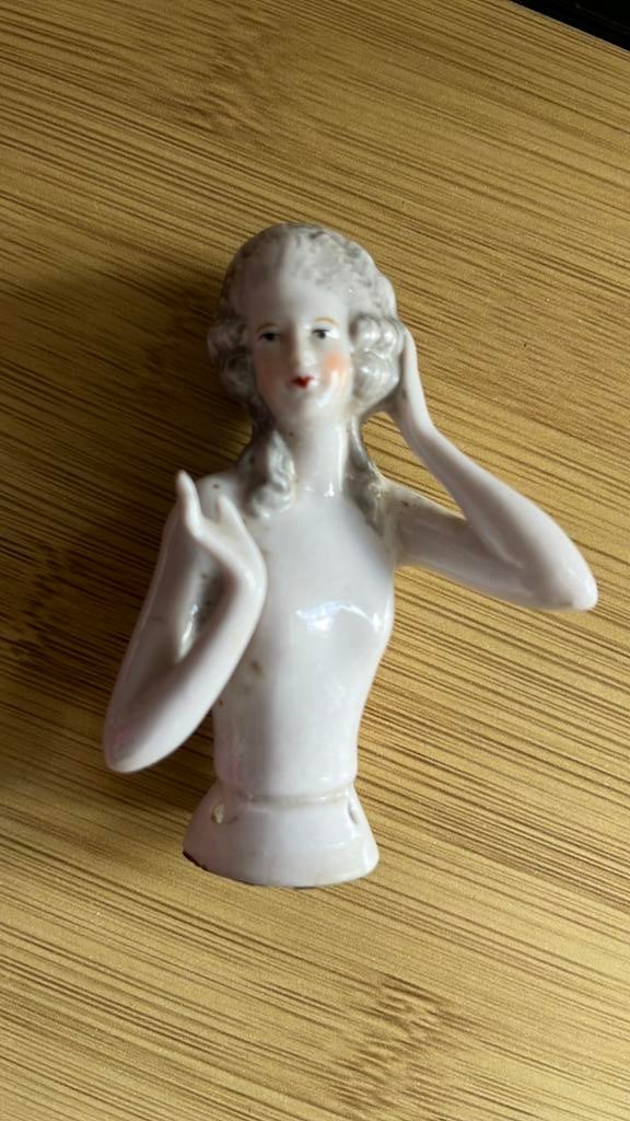 Vintage Half Doll, 1920/1930. Duits., Ophalen of Verzenden