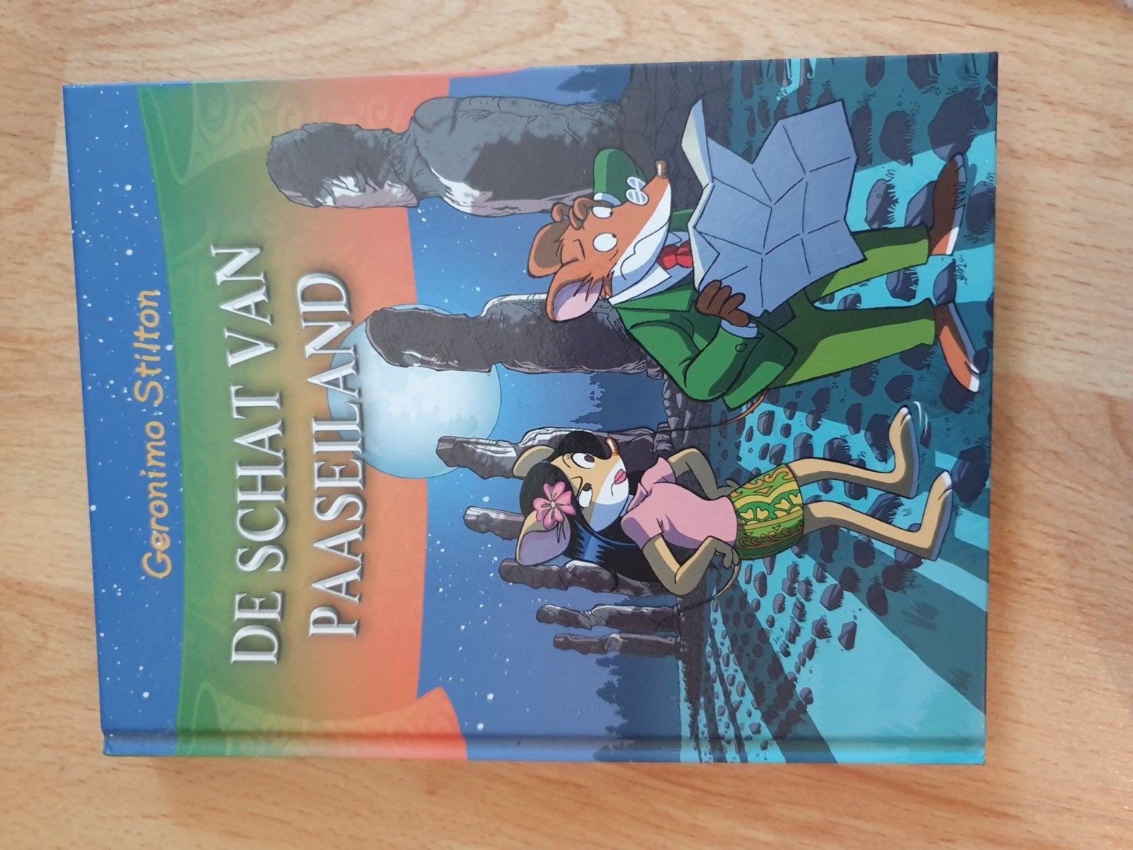 Geronimo Stilton - De Schat van Paaseiland (deel 68), Ophalen of Verzenden