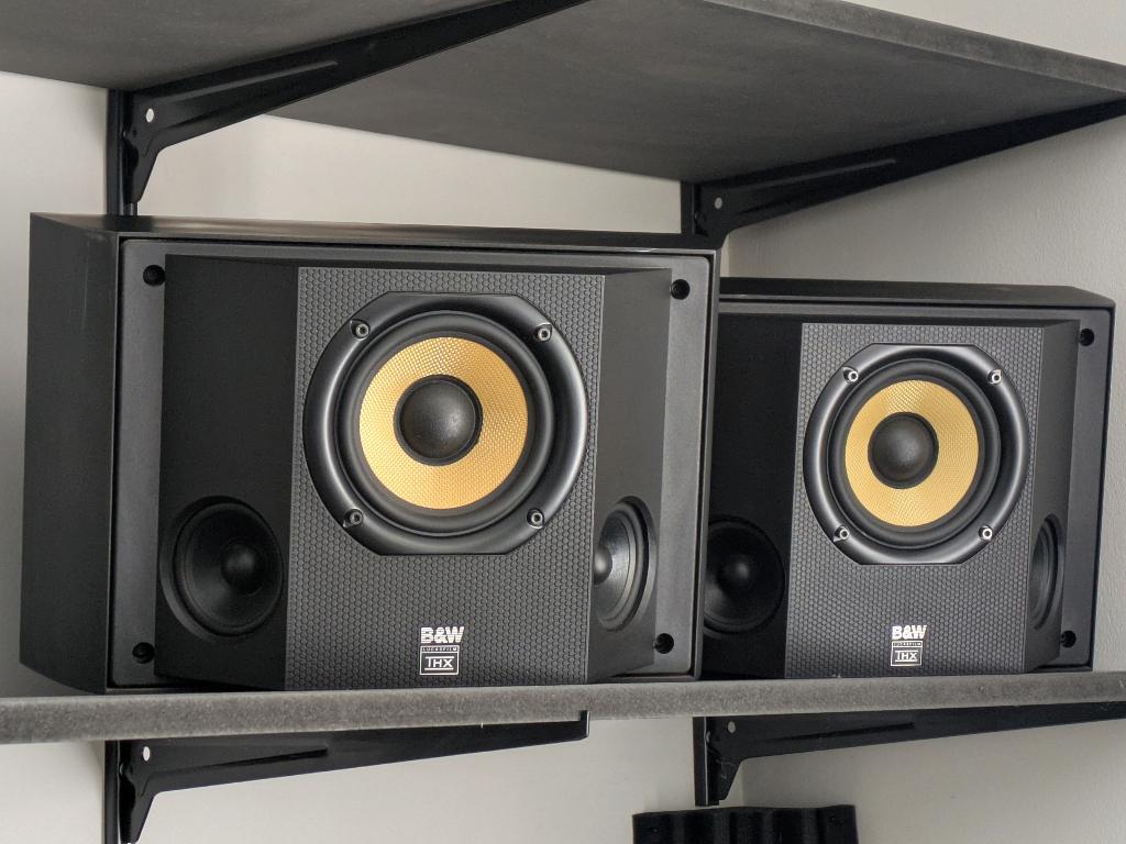 Bowers & Wilkins B&W DS6, dipole THX surround speakers, Audio, Tv en Foto, Luidsprekers, Gebruikt, Ophalen of Verzenden, 60 tot 120 watt