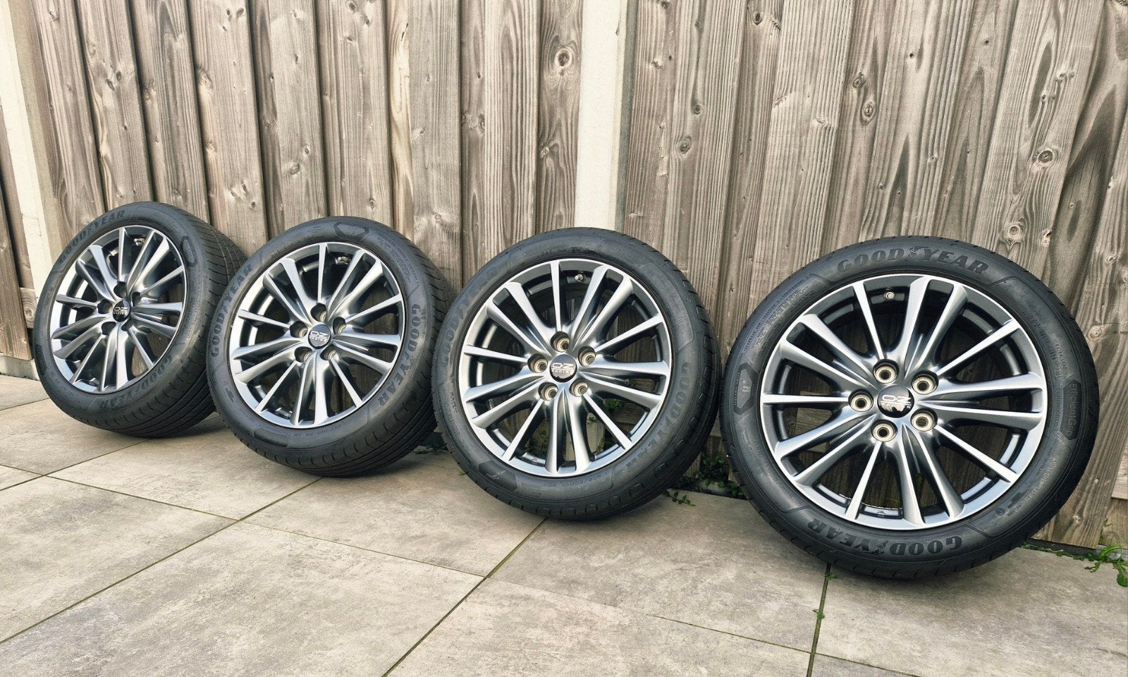 ❗️SUPERDIKKE Org 5x114.3 17 inch velgen incl 7mm zomerbande, Ophalen, Gebruikt, Banden en Velgen, 17 inch