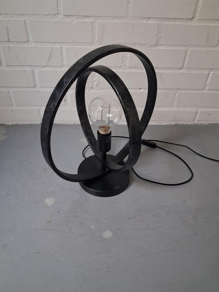 Draaibare Tafellamp metaal, Huis en Inrichting, Lampen | Tafellampen, Nieuw, Ophalen of Verzenden, Metaal, Minder dan 50 cm