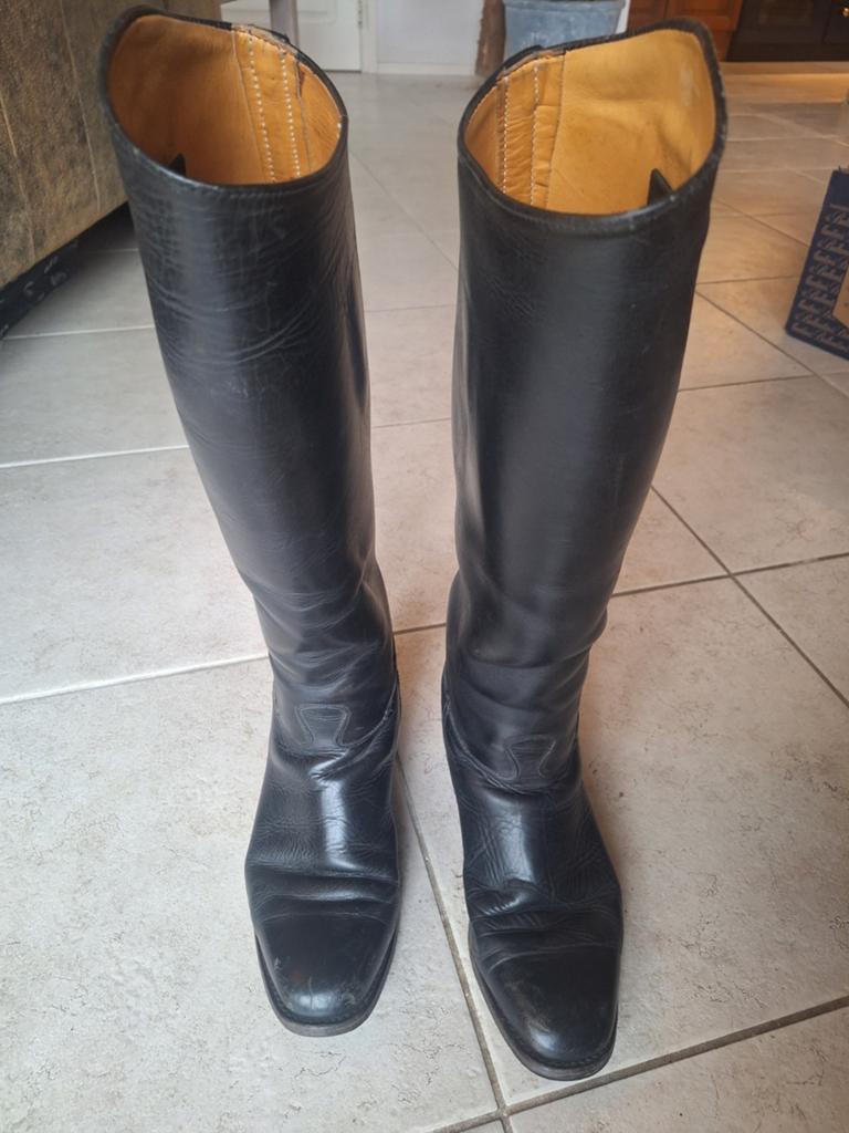 Paardrijlaarzen leer, Dieren en Toebehoren, Paardrijkleding, Ophalen of Verzenden, Gebruikt, Dressuur, Schoeisel