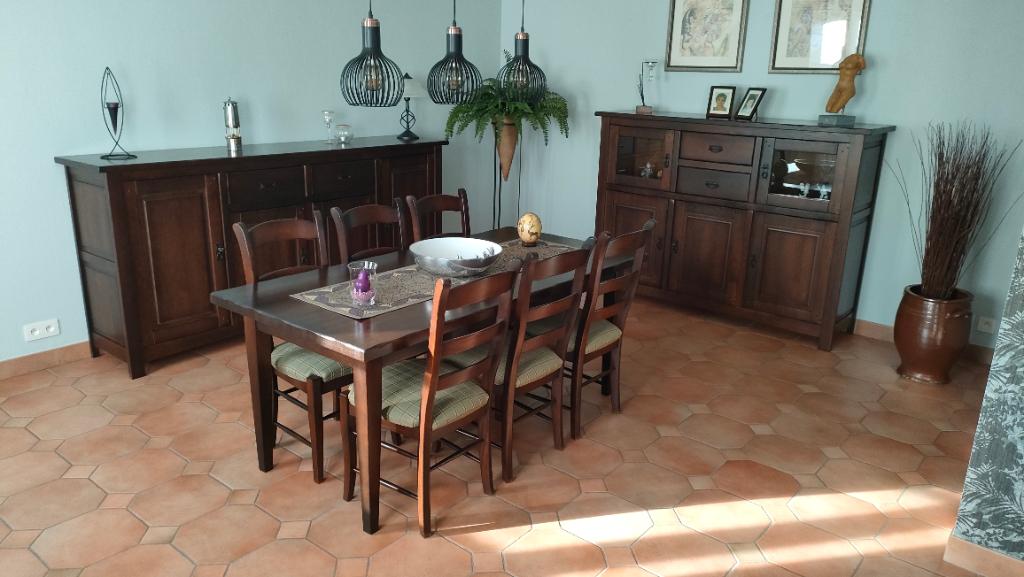 Eettafel, Ophalen, Eikenhout, 50 tot 100 cm, Zo goed als nieuw